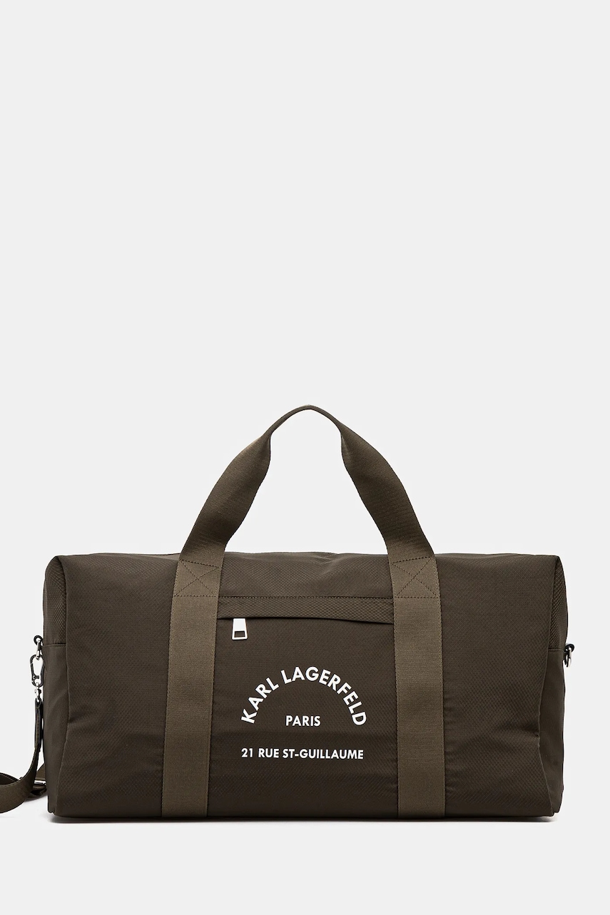 Karl Lagerfeld geantă culoarea verde, A2M30157