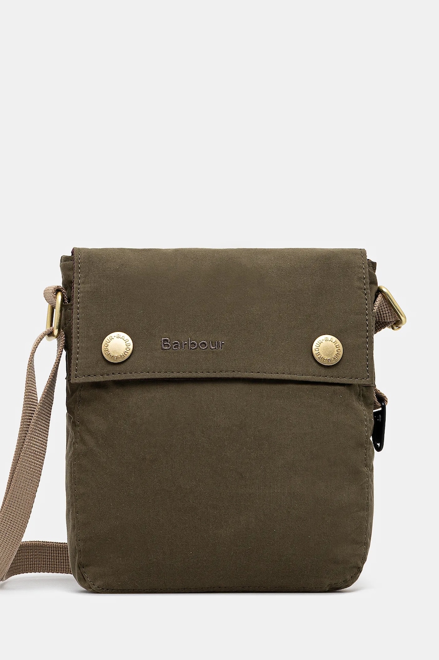 Barbour borsetă Barbour Transport Crossbody Bag culoarea verde, UBA0739 Barbour borsetă Barbour Transport Crossbody Bag culoarea verde, UBA0739