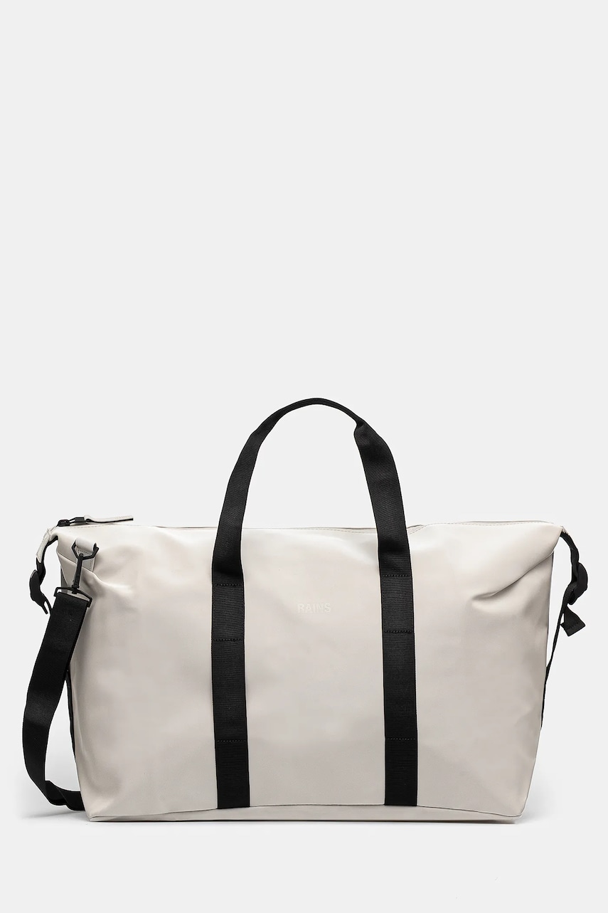 Rains geanta Hilo Weekend Bag W3 culoarea bej, 14200.103