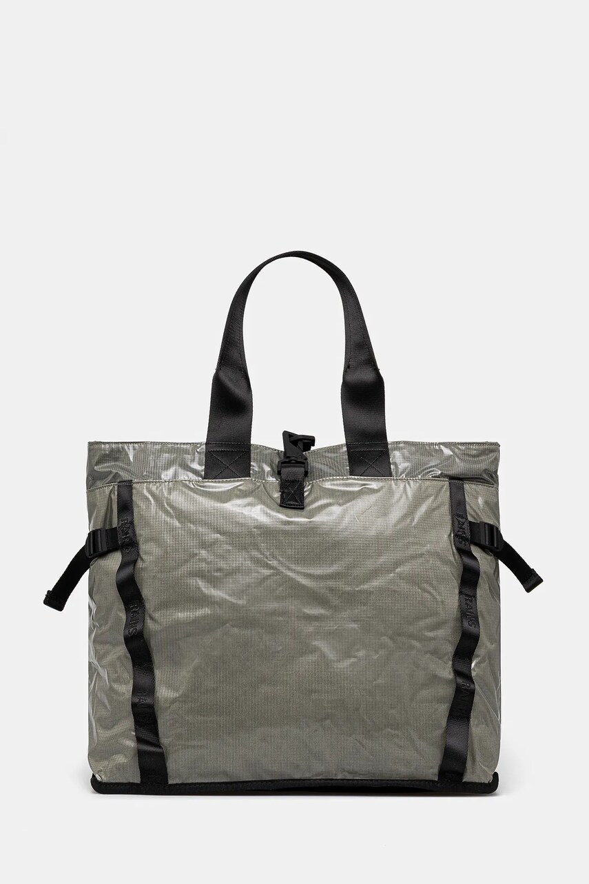 Rains geanta Sibu Shopper Bag W3 culoarea verde, 14760.108