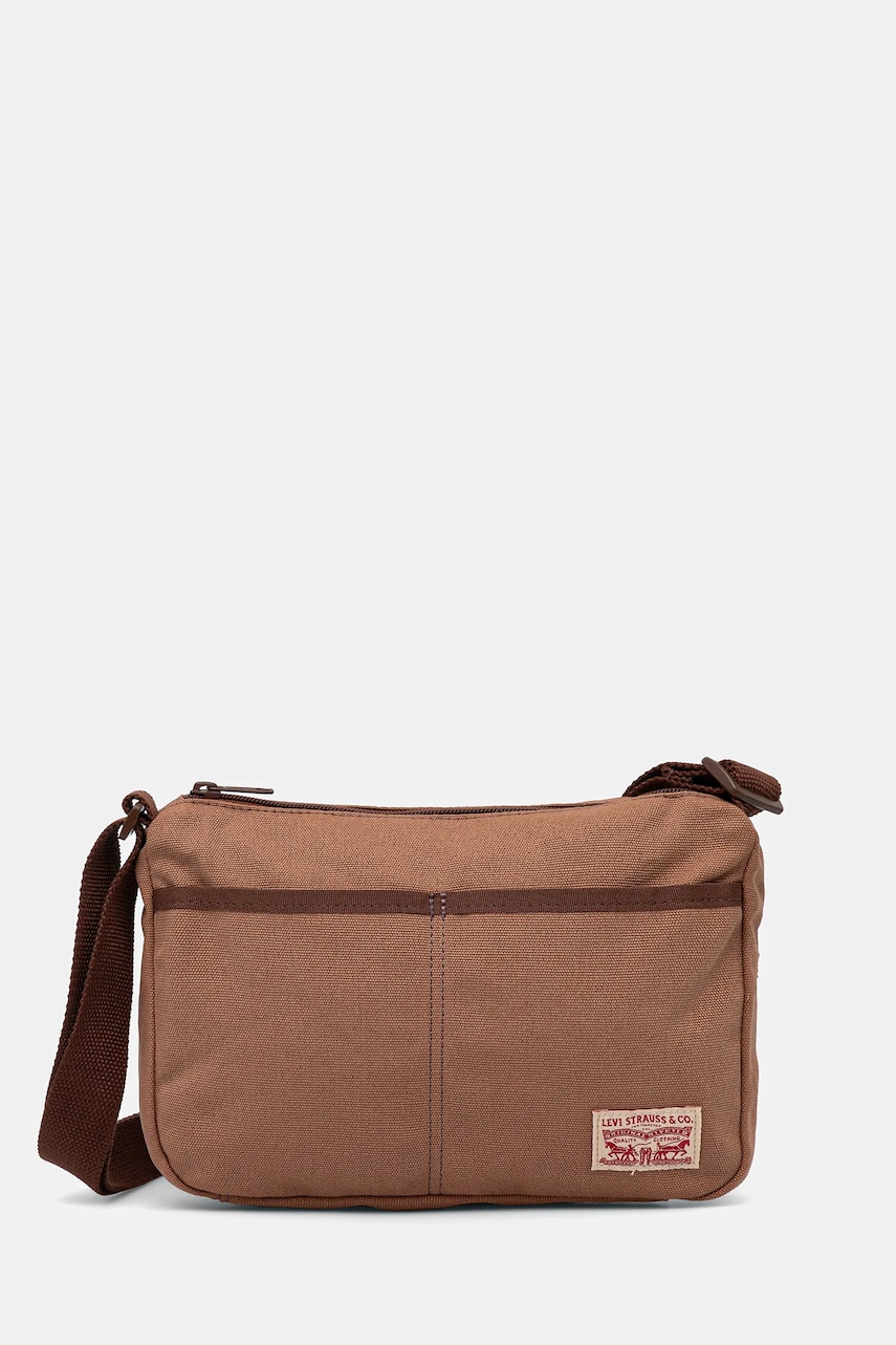 Levi's geantă de bumbac culoarea maro, 002GZ-0001 Levi's geantă de bumbac culoarea maro, 002GZ-0001