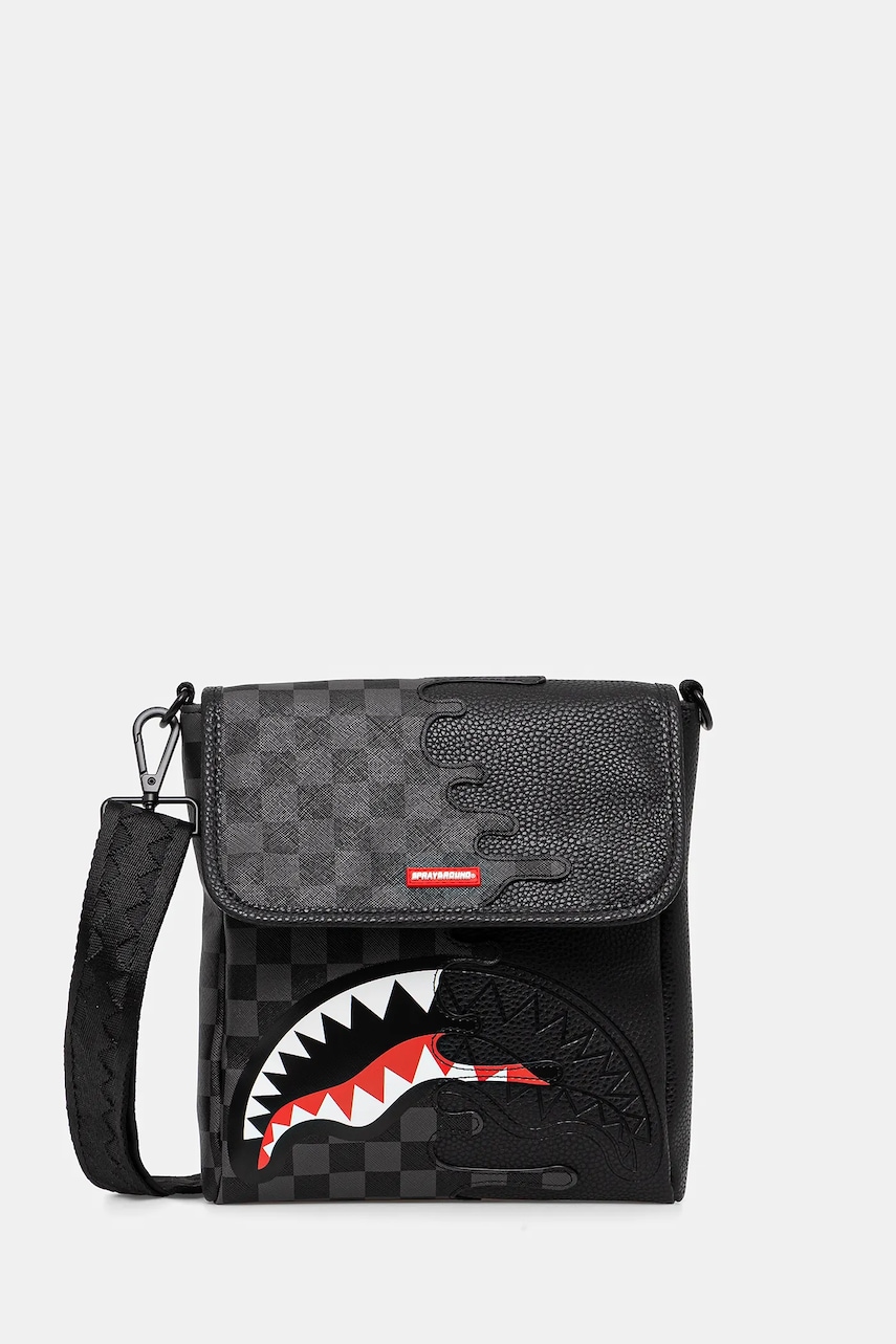 Sprayground borsetă culoarea negru, 910B7483NSZ Sprayground borsetă culoarea negru, 910B7483NSZ