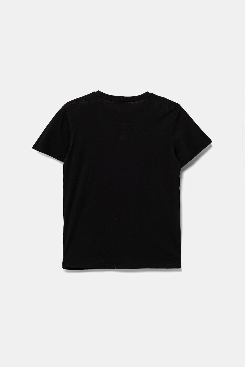 Детская хлопковая футболка Guess цвет чёрный с принтом L5RI00 K8HM4 Детская хлопковая футболка Guess цвет чёрный с принтом L5RI00 K8HM4