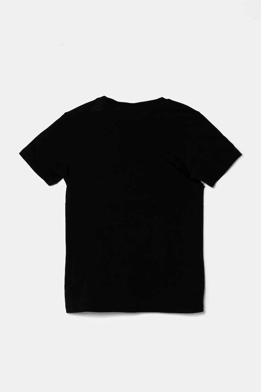 Детская хлопковая футболка Guess цвет чёрный с принтом L5RI23 K8HM4 Детская хлопковая футболка Guess цвет чёрный с принтом L5RI23 K8HM4