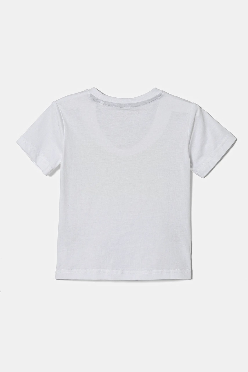 Детская хлопковая футболка Guess цвет белый с принтом N5RI23 K8HM4 Детская хлопковая футболка Guess цвет белый с принтом N5RI23 K8HM4