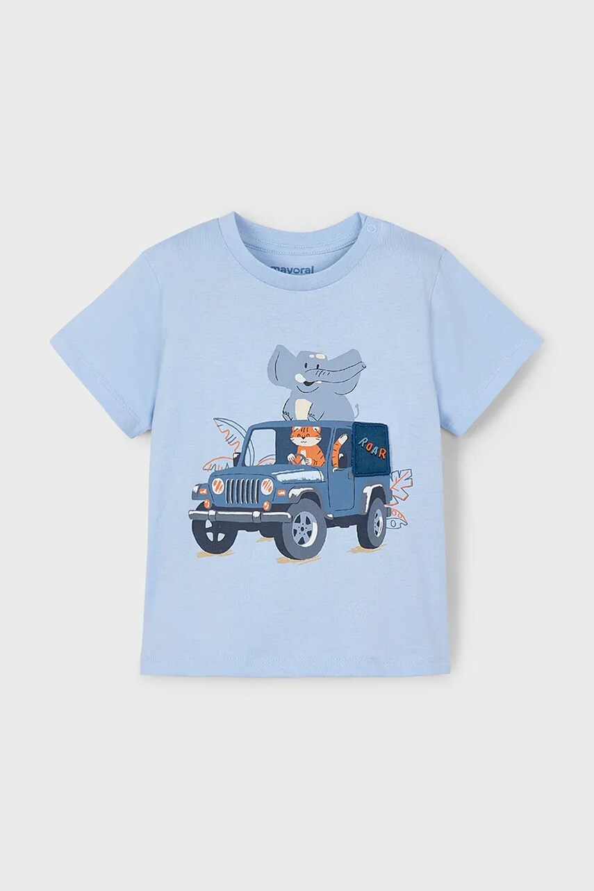 Mayoral tricou de bumbac pentru copii cu imprimeu, 1053