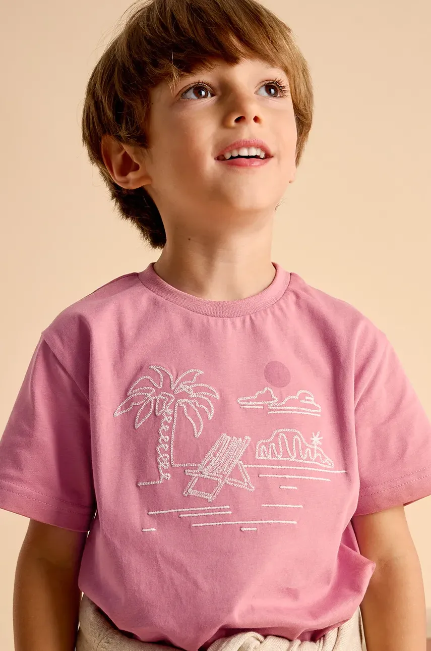 Mayoral tricou copii culoarea roșu, cu imprimeu, 3026