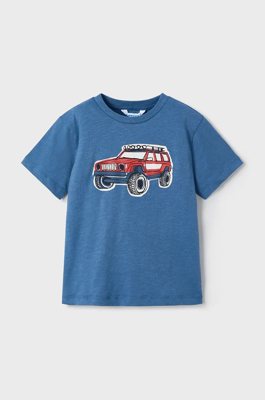 Mayoral tricou de bumbac pentru copii cu imprimeu, 3031