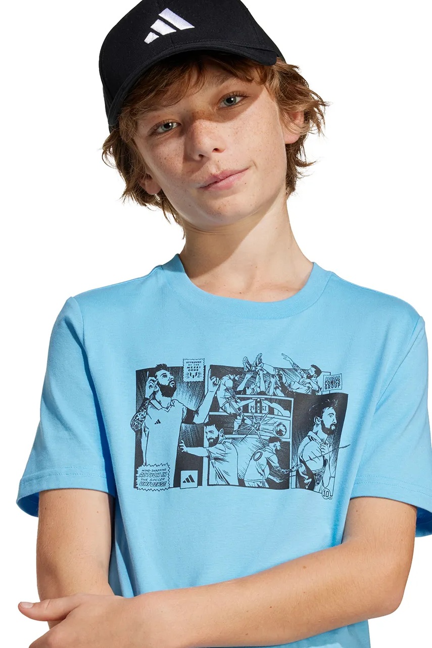 Dětské bavlněné tričko adidas Performance MESSI (obrázek 7)