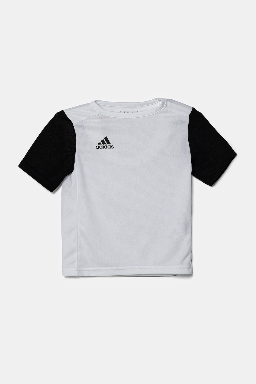 adidas Performance tricou copii culoarea alb, cu imprimeu, DP3221 adidas Performance tricou copii culoarea alb, cu imprimeu, DP3221