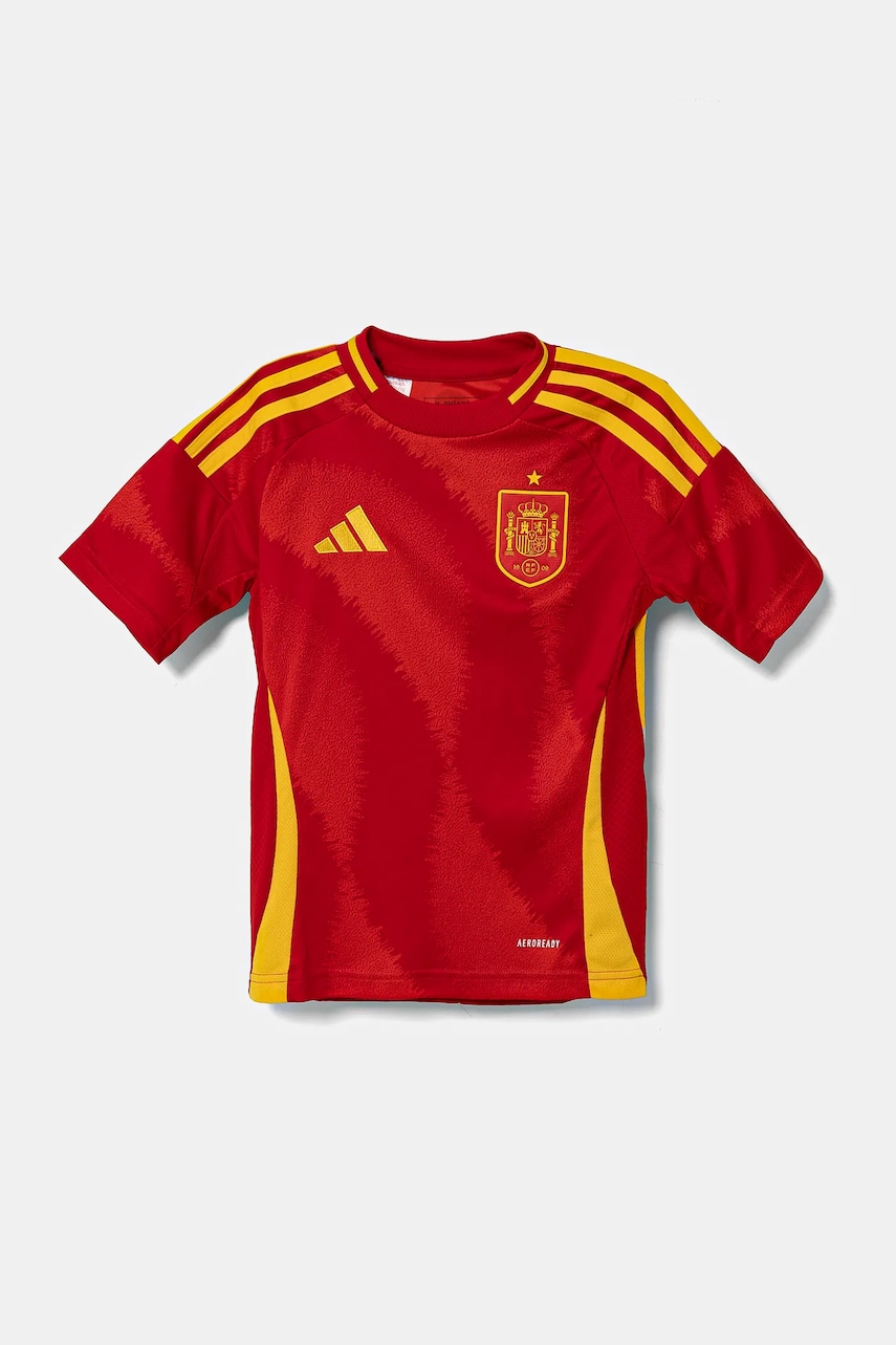 adidas Performance tricou copii culoarea roșu, cu imprimeu, IP9351