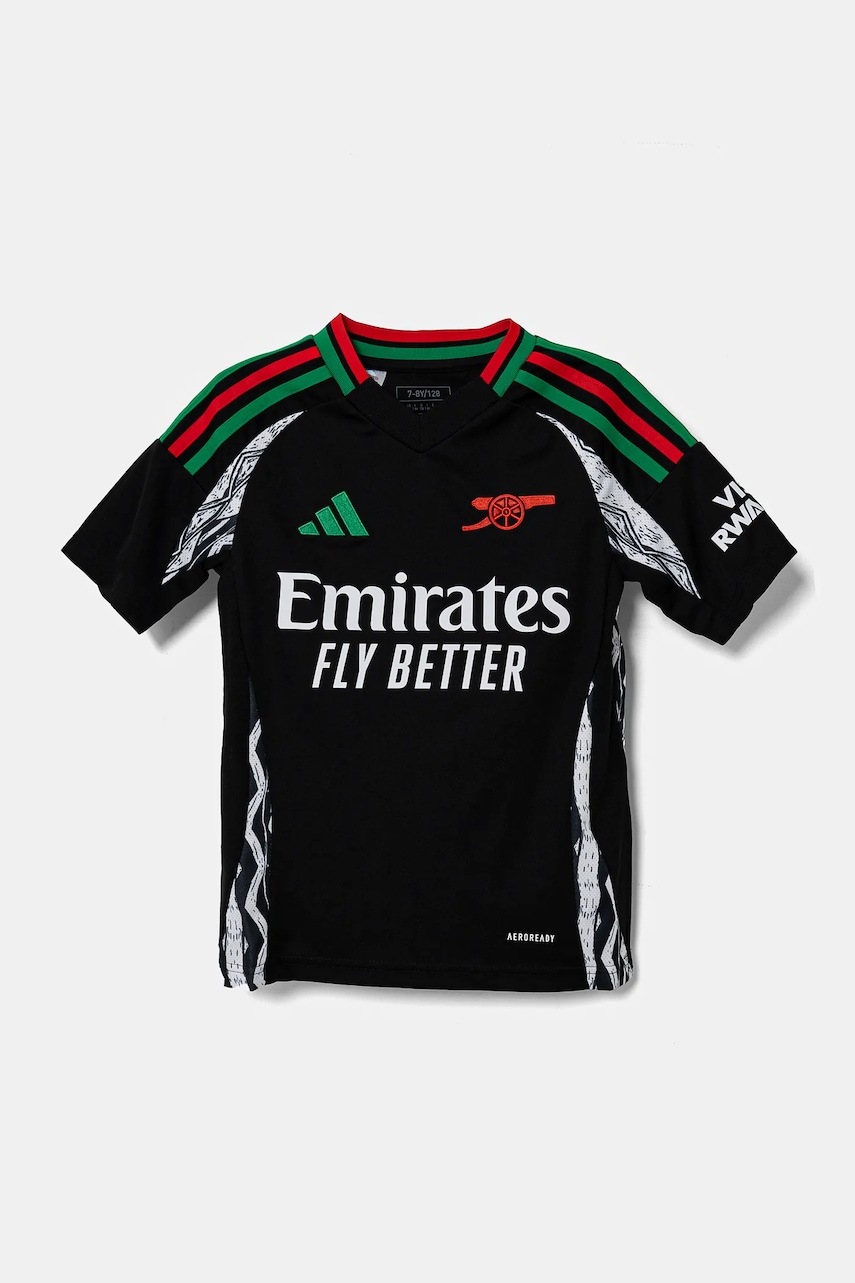 Детская футболка adidas Performance AFC цвет чёрный с принтом IS8125 Детская футболка adidas Performance AFC цвет чёрный с принтом IS8125