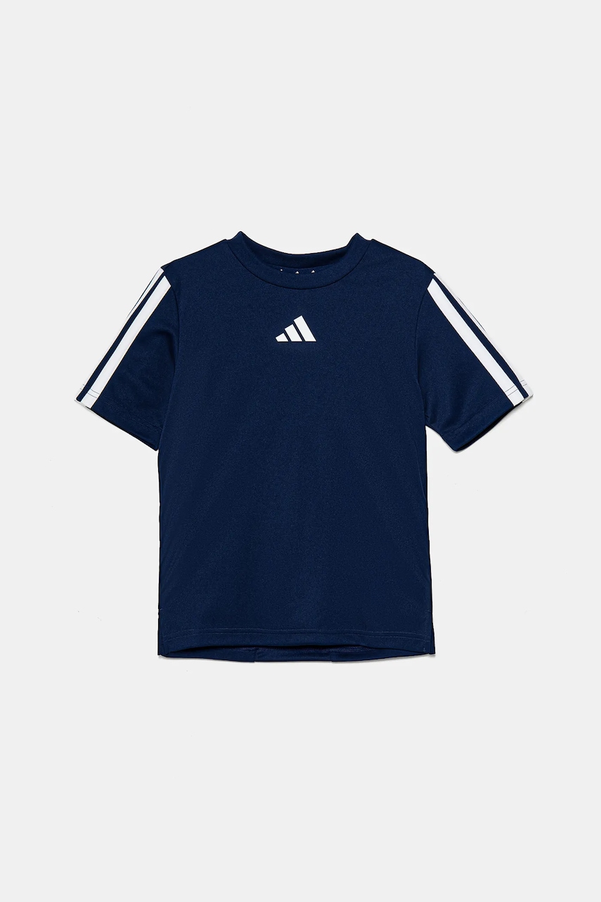 Детская футболка adidas цвет синий с аппликацией JJ1035 Детская футболка adidas цвет синий с аппликацией JJ1035