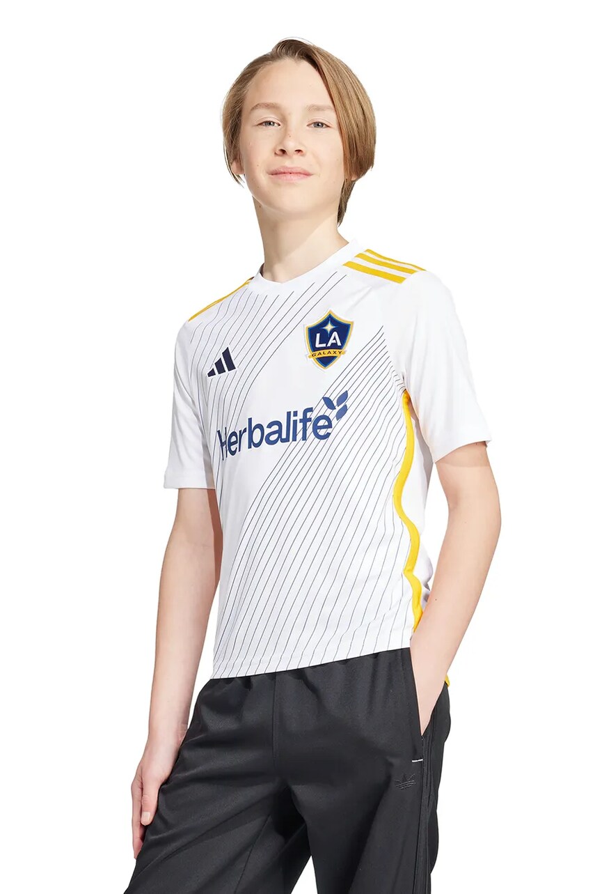 adidas Performance tricou copii culoarea alb, cu imprimeu, JL5805