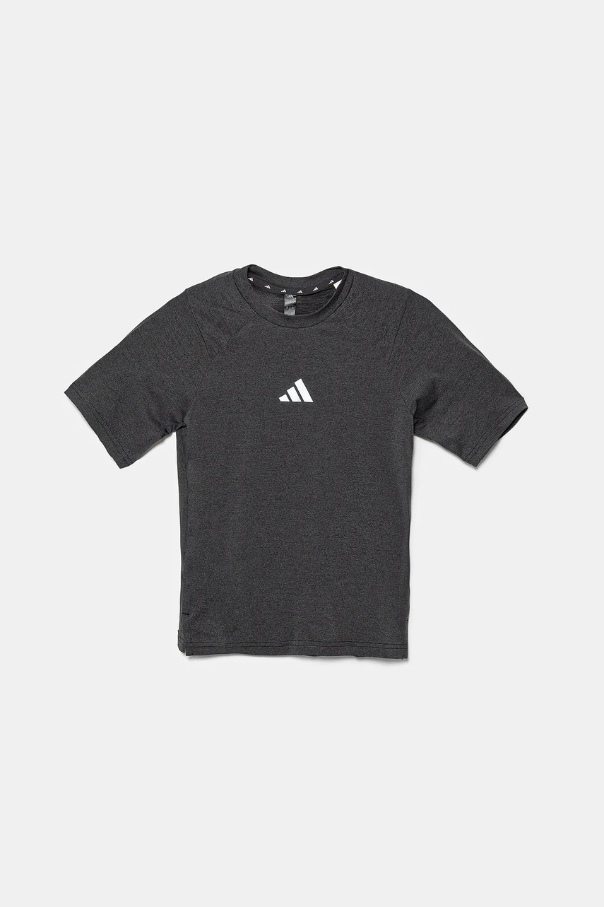Детская футболка adidas цвет серый с принтом JJ5050 Детская футболка adidas цвет серый с принтом JJ5050