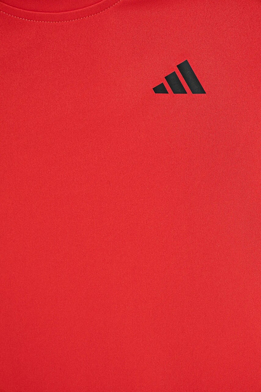 adidas Performance gyerek pamut póló piros, nyomott mintás, JI9260 termék 2. képe