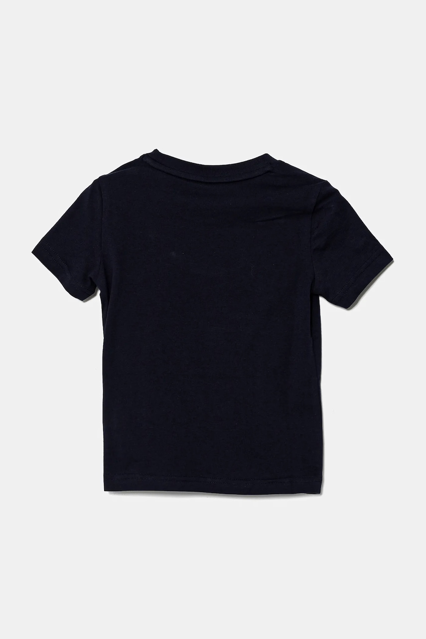Детская хлопковая футболка Puma ESS No. 1 Logo Tee цвет синий с принтом 684930 Детская хлопковая футболка Puma ESS No. 1 Logo Tee цвет синий с принтом 684930