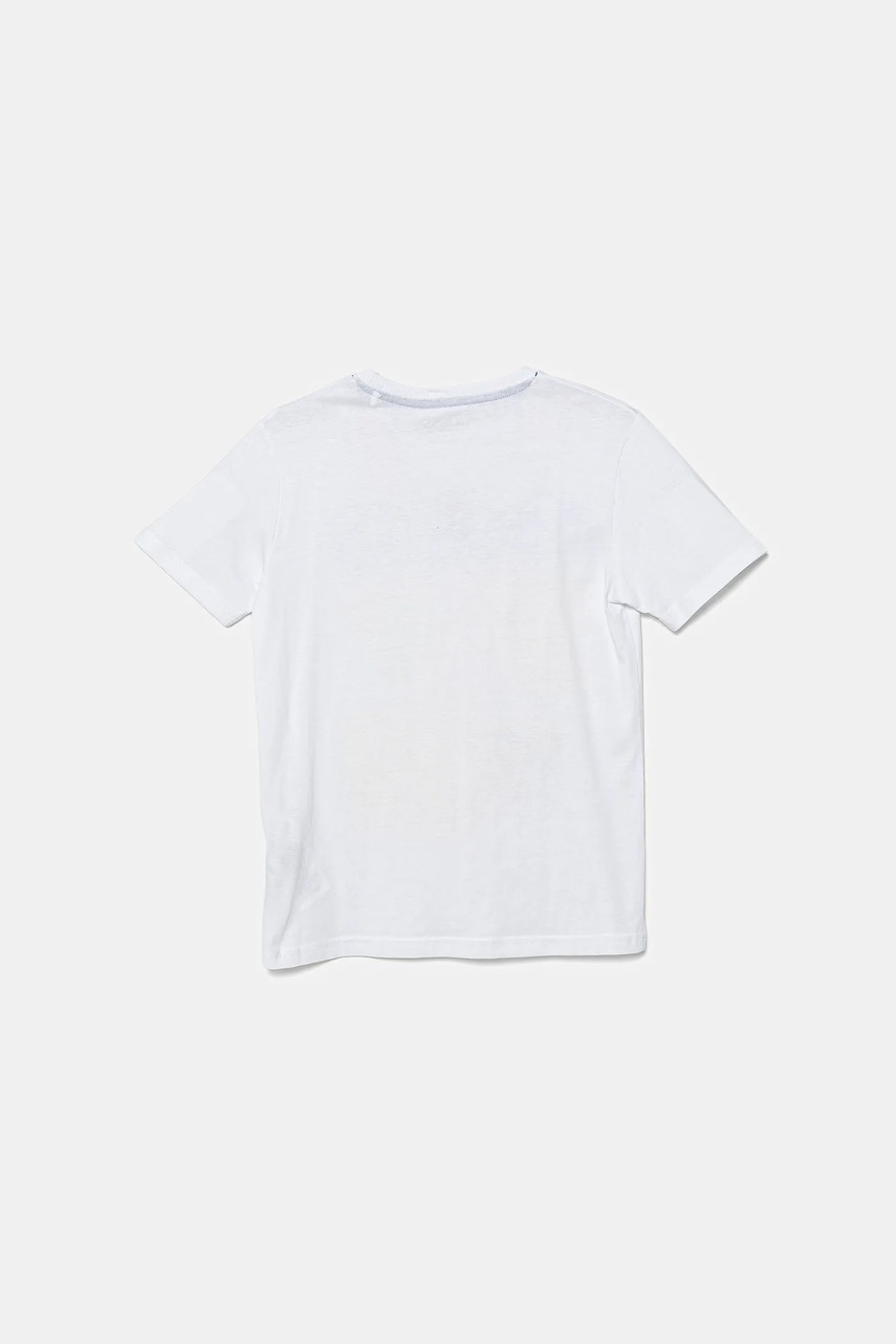 Детская хлопковая футболка Guess цвет белый узор L5GI13 K8HM4 Детская хлопковая футболка Guess цвет белый узор L5GI13 K8HM4