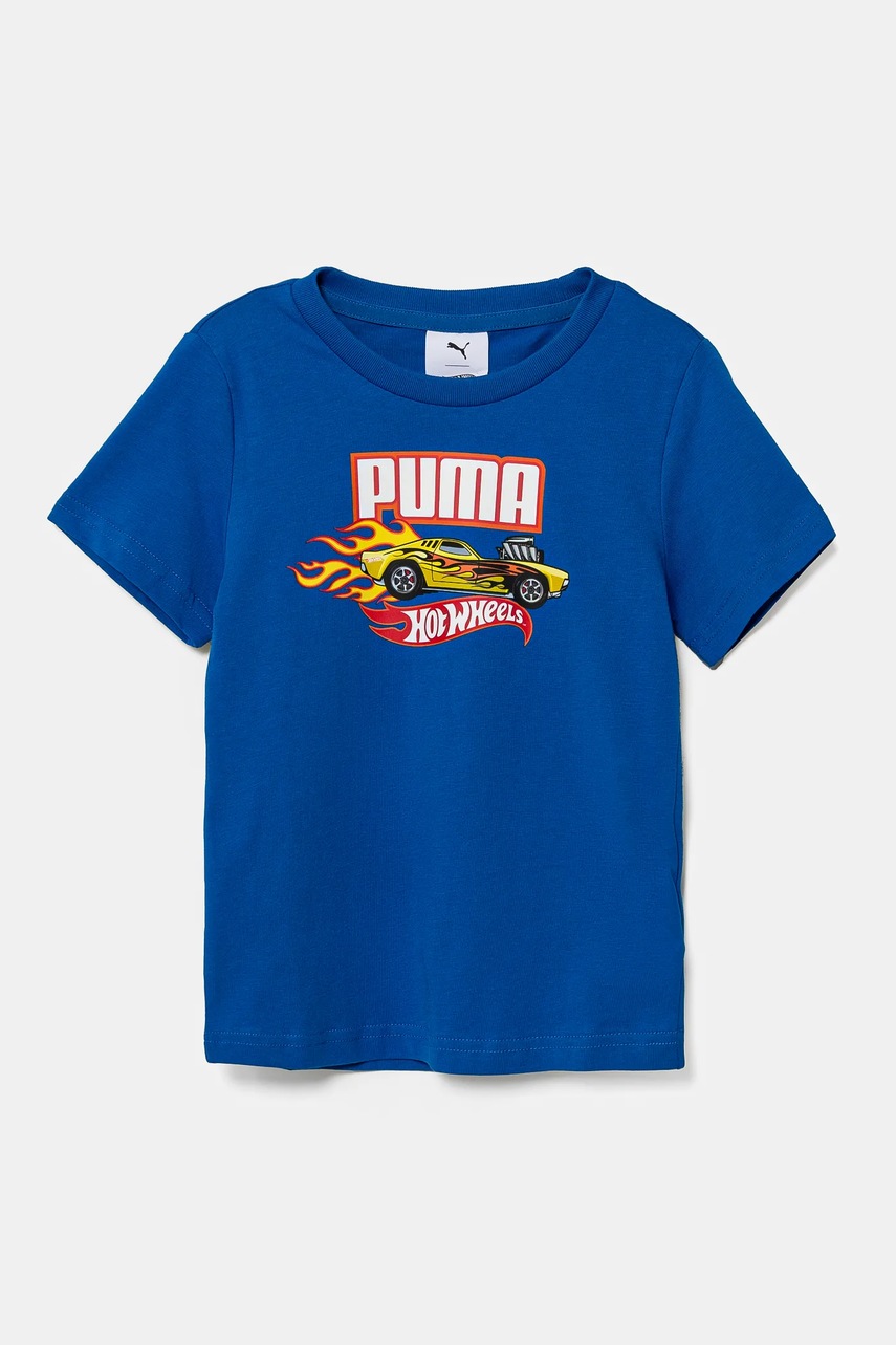 Puma tricou de bumbac pentru copii X HOT WHEELS Graphic Tee cu imprimeu, 630069