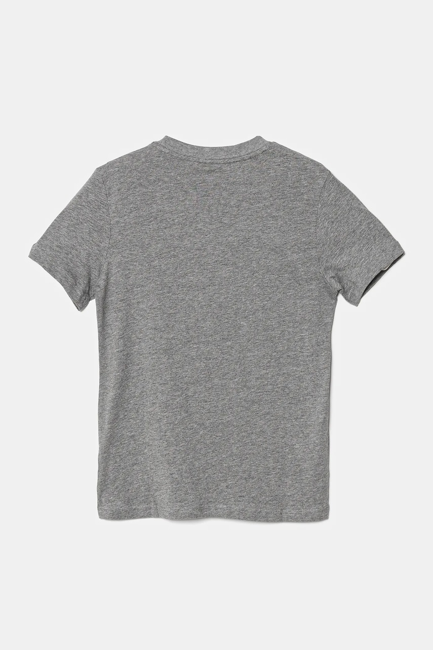 Детская хлопковая футболка Puma ESS 2 COLOR Small No. 1 Logo Tee цвет серый с аппликацией 685779 Детская хлопковая футболка Puma ESS 2 COLOR Small No. 1 Logo Tee цвет серый с аппликацией 685779