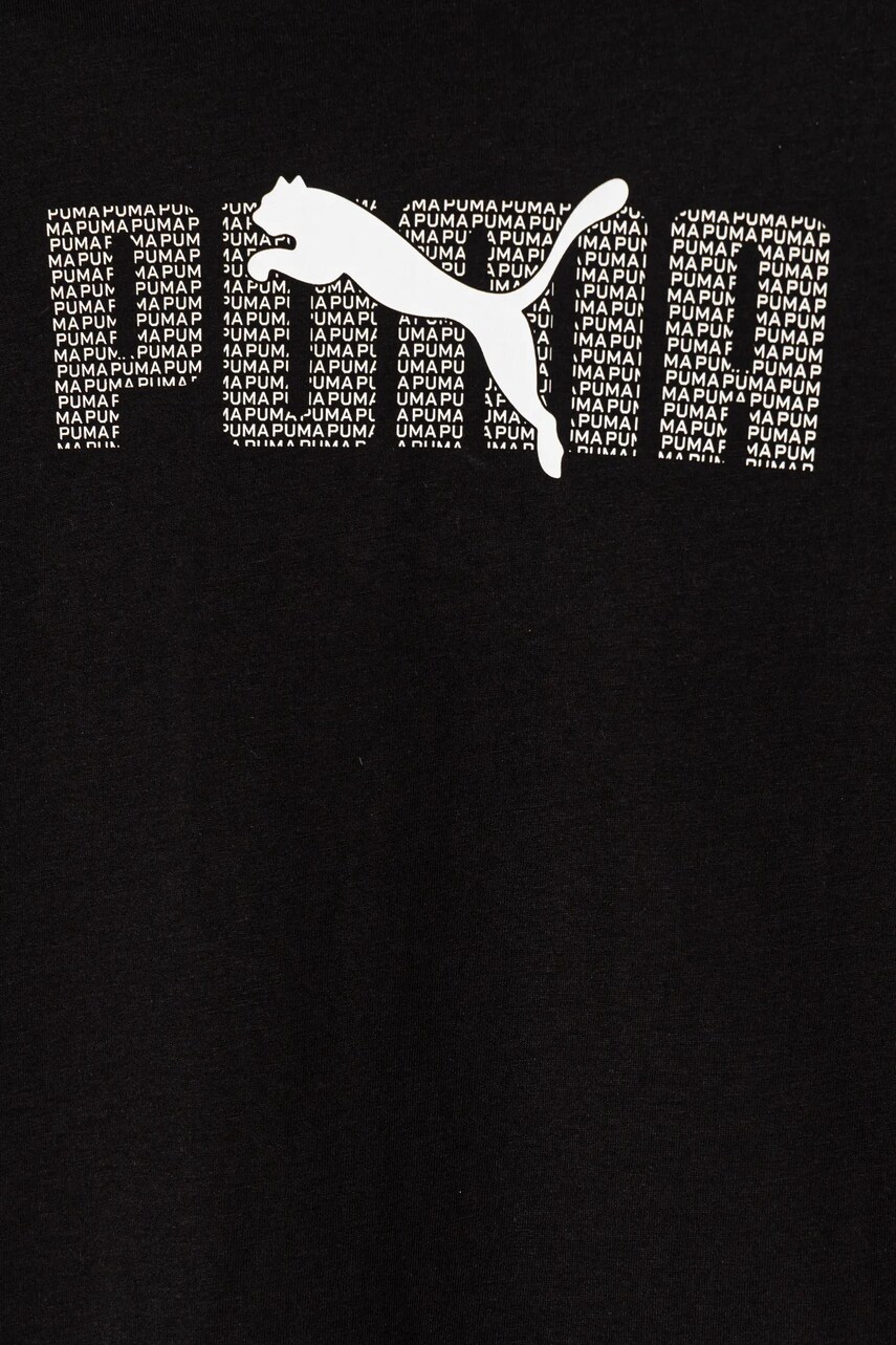 Puma pamut póló ESS LOGO LAB Tee fekete, nyomott mintás, 685791 termék 2. képe