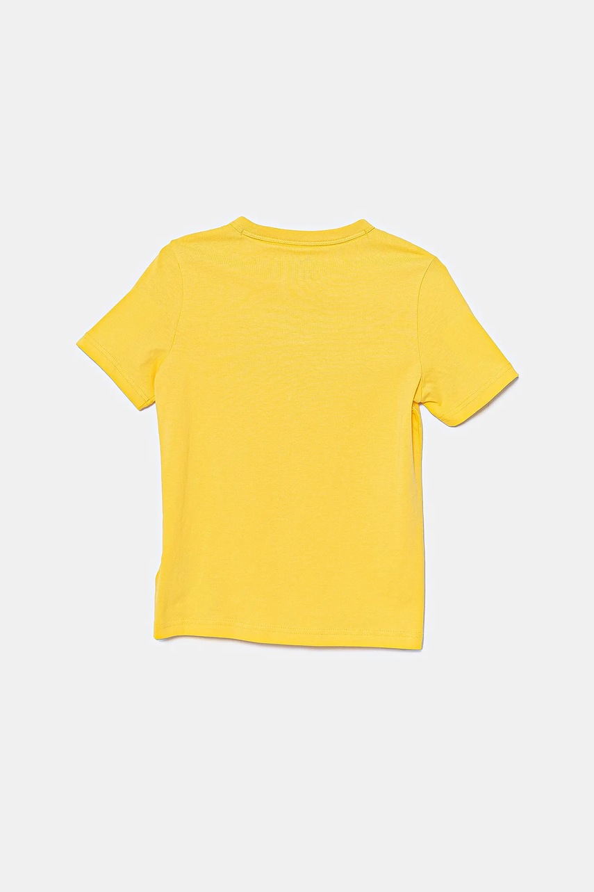 Детская хлопковая футболка Puma CLASS Graphic Tee цвет жёлтый с принтом 685814 Детская хлопковая футболка Puma CLASS Graphic Tee цвет жёлтый с принтом 685814