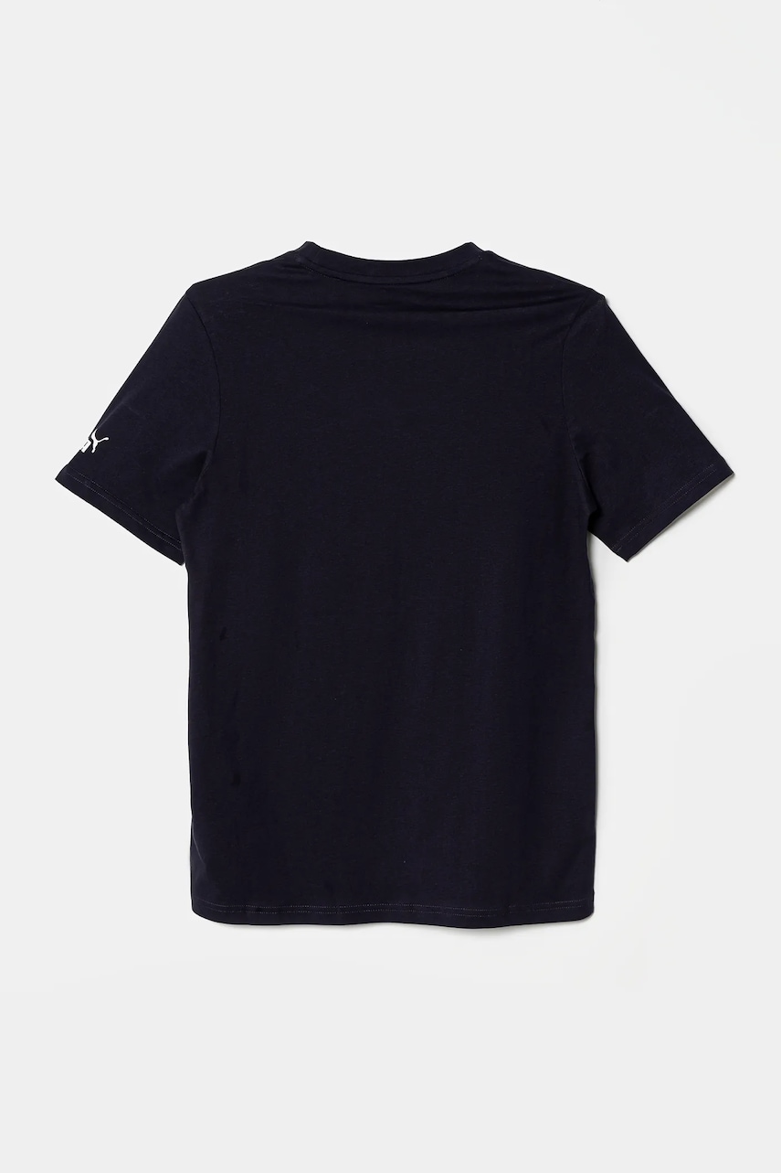 Детская хлопковая футболка Puma SPORT Graphic Tee цвет синий с принтом 685850 Детская хлопковая футболка Puma SPORT Graphic Tee цвет синий с принтом 685850