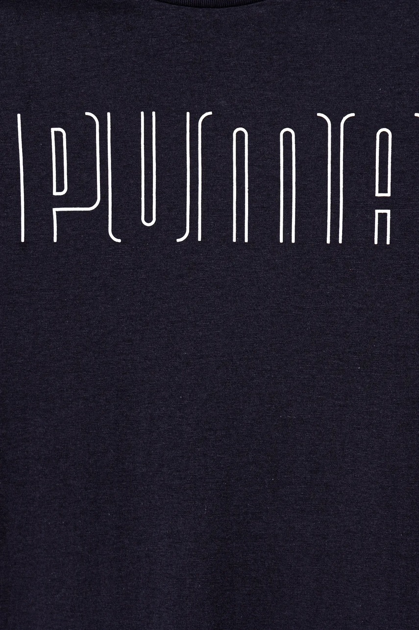Puma gyerek pamut póló SPORT Graphic Tee sötétkék, nyomott mintás, 685850 termék 2. képe