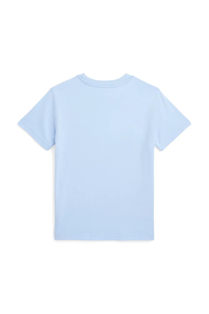Детская хлопковая футболка Polo Ralph Lauren однотонная 322832904078 Детская хлопковая футболка Polo Ralph Lauren однотонная 322832904078