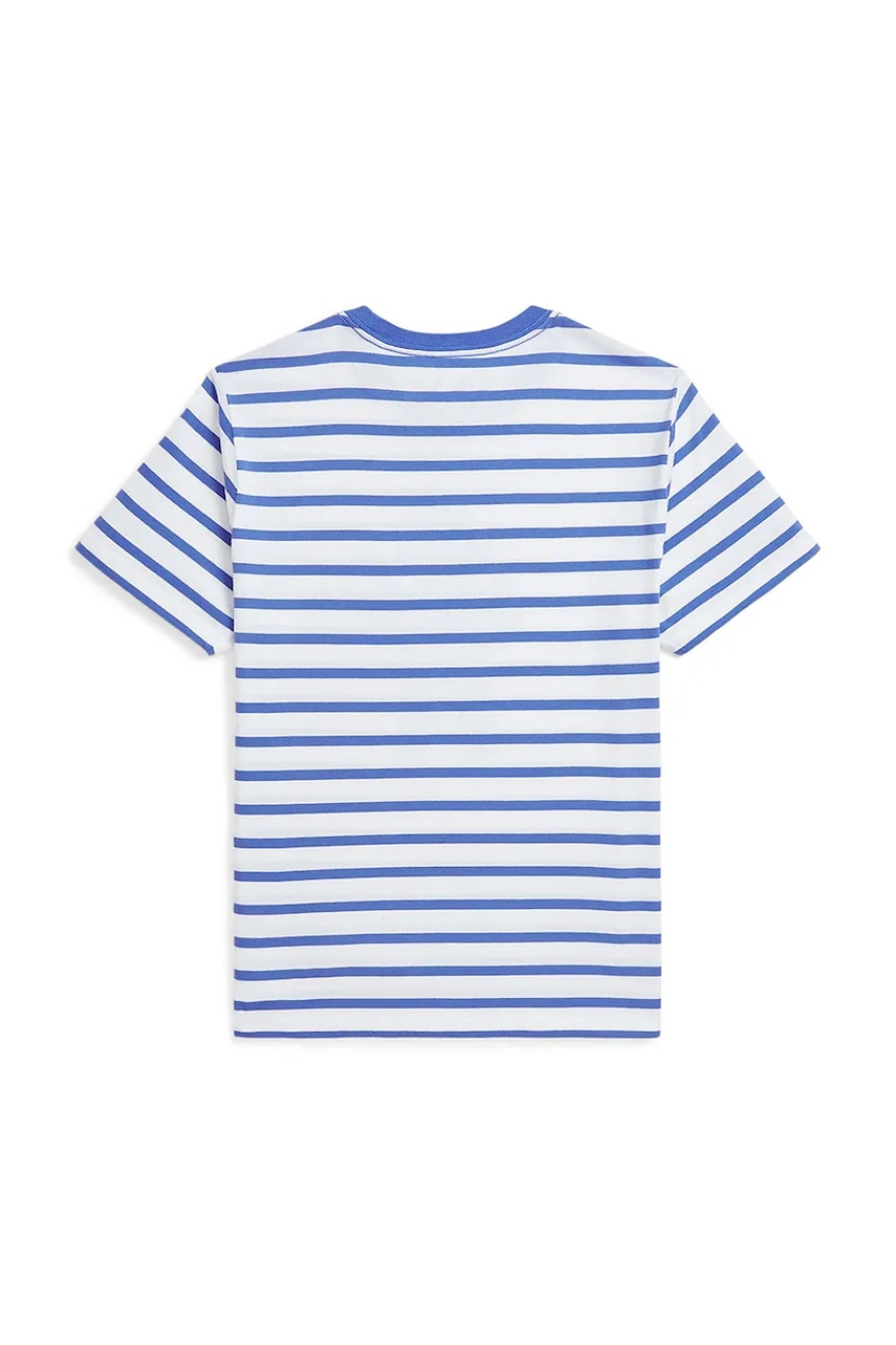 Детская хлопковая футболка Polo Ralph Lauren узорная 323965904001 Детская хлопковая футболка Polo Ralph Lauren узорная 323965904001