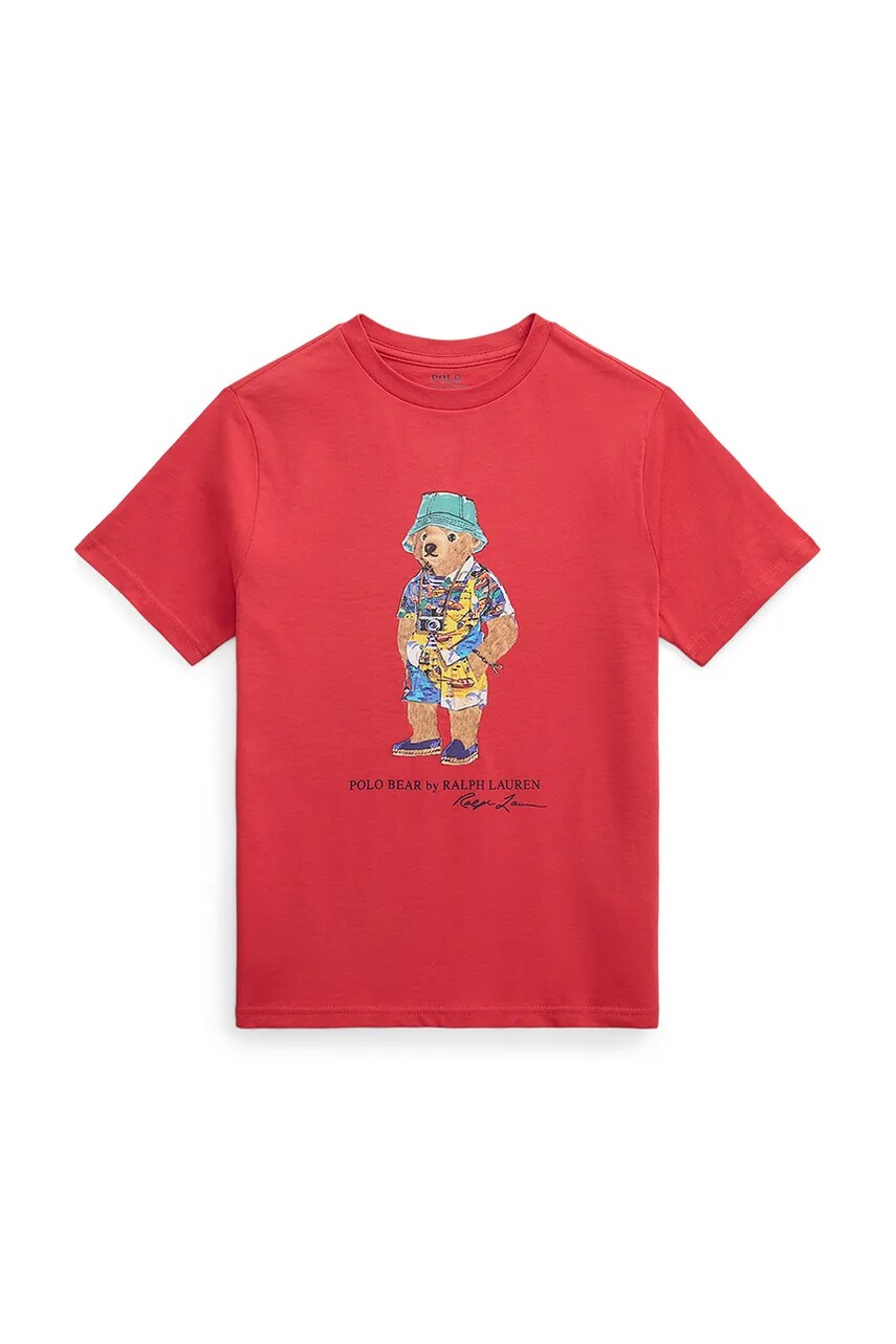Levně Tričko Polo Ralph Lauren červená barva, 323973122005