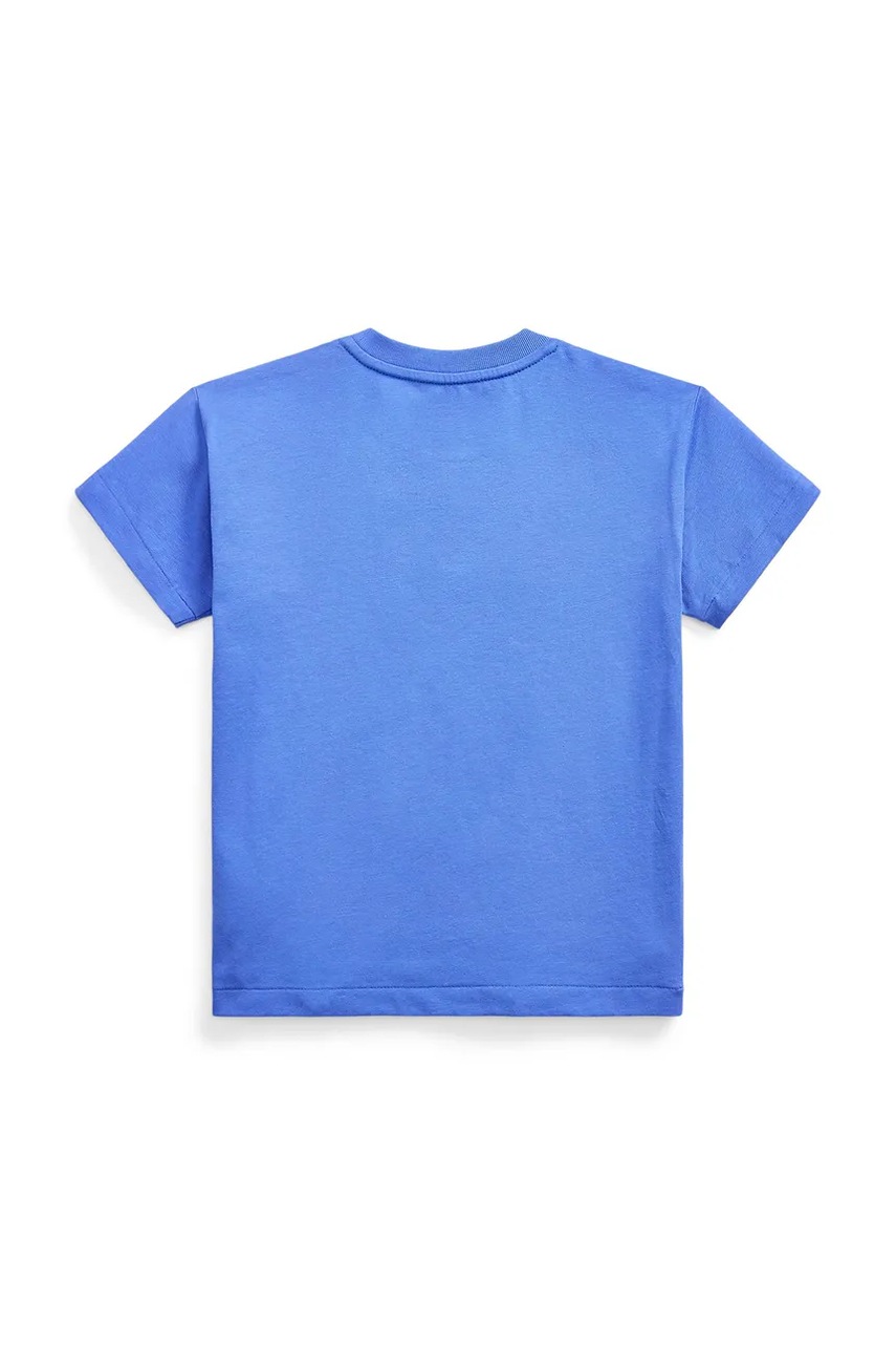 Детская хлопковая футболка Polo Ralph Lauren с аппликацией 322964779004 Детская хлопковая футболка Polo Ralph Lauren с аппликацией 322964779004