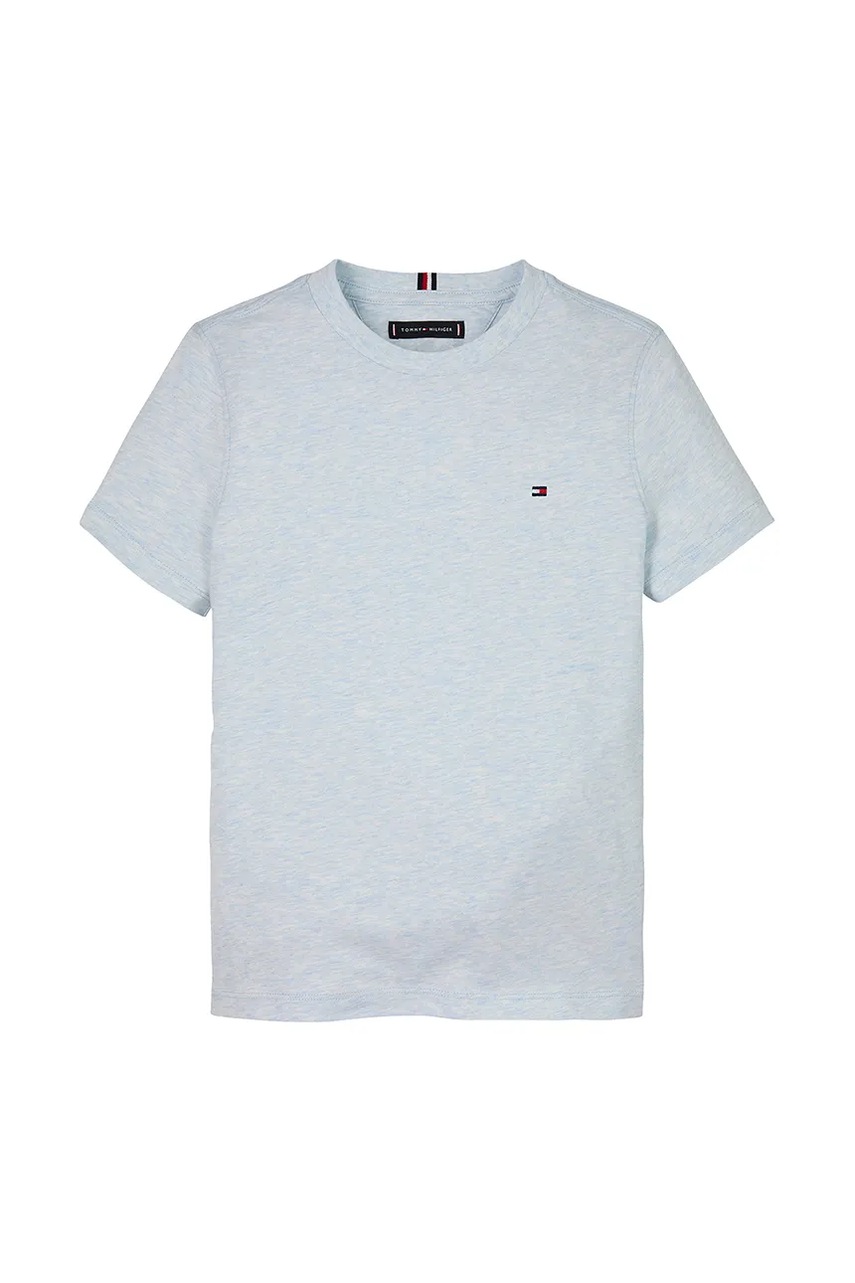 Дитяча бавовняна футболка Tommy Hilfiger однотонна KB0KB06879
