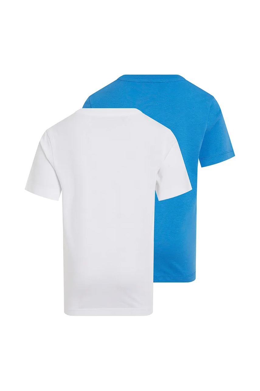 Детская хлопковая футболка Calvin Klein Jeans 2 шт однотонная IB0IB02441 Детская хлопковая футболка Calvin Klein Jeans 2 шт однотонная IB0IB02441