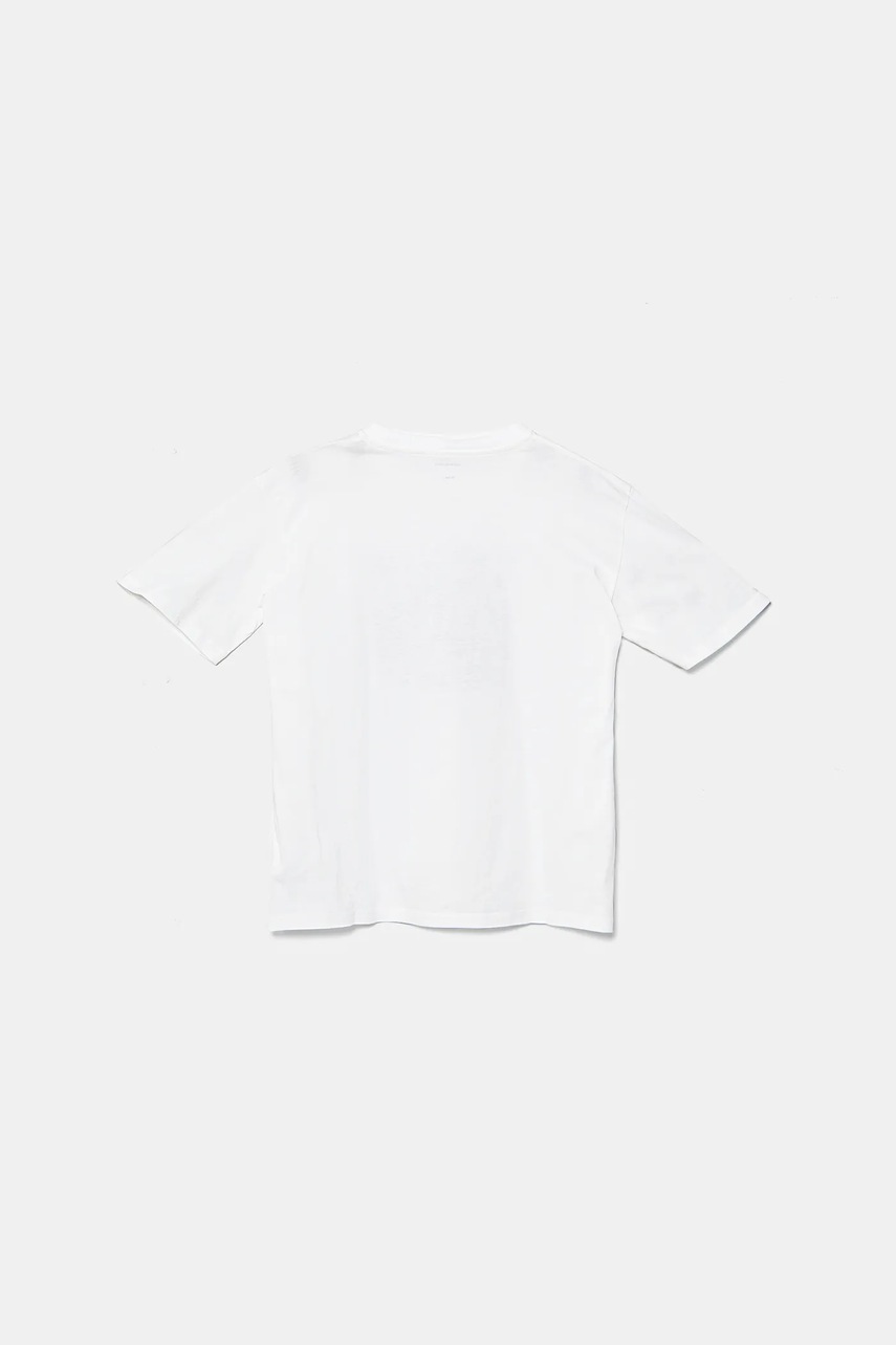 Детская хлопковая футболка Calvin Klein Jeans цвет белый с принтом IB0IB02448 Детская хлопковая футболка Calvin Klein Jeans цвет белый с принтом IB0IB02448