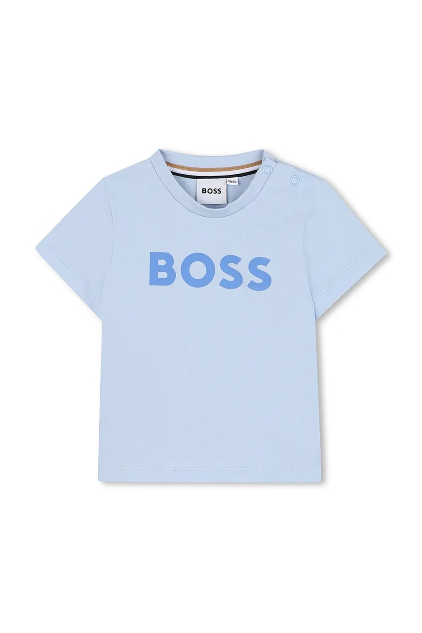 BOSS tricou din bumbac pentru bebelusi cu imprimeu, J52105