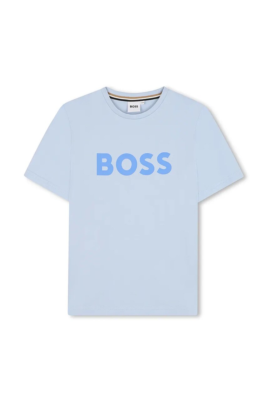 BOSS tricou de bumbac pentru copii cu imprimeu, J52030