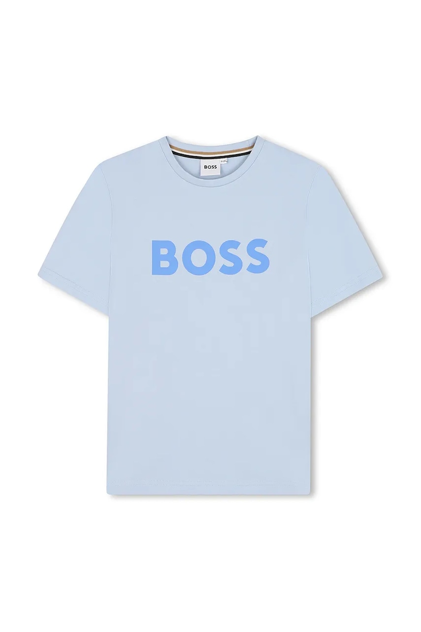 BOSS tricou de bumbac pentru copii cu imprimeu, J52030