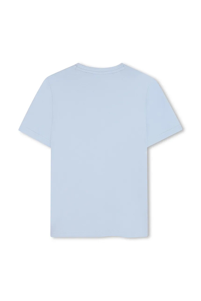 Детская хлопковая футболка BOSS с принтом J52030