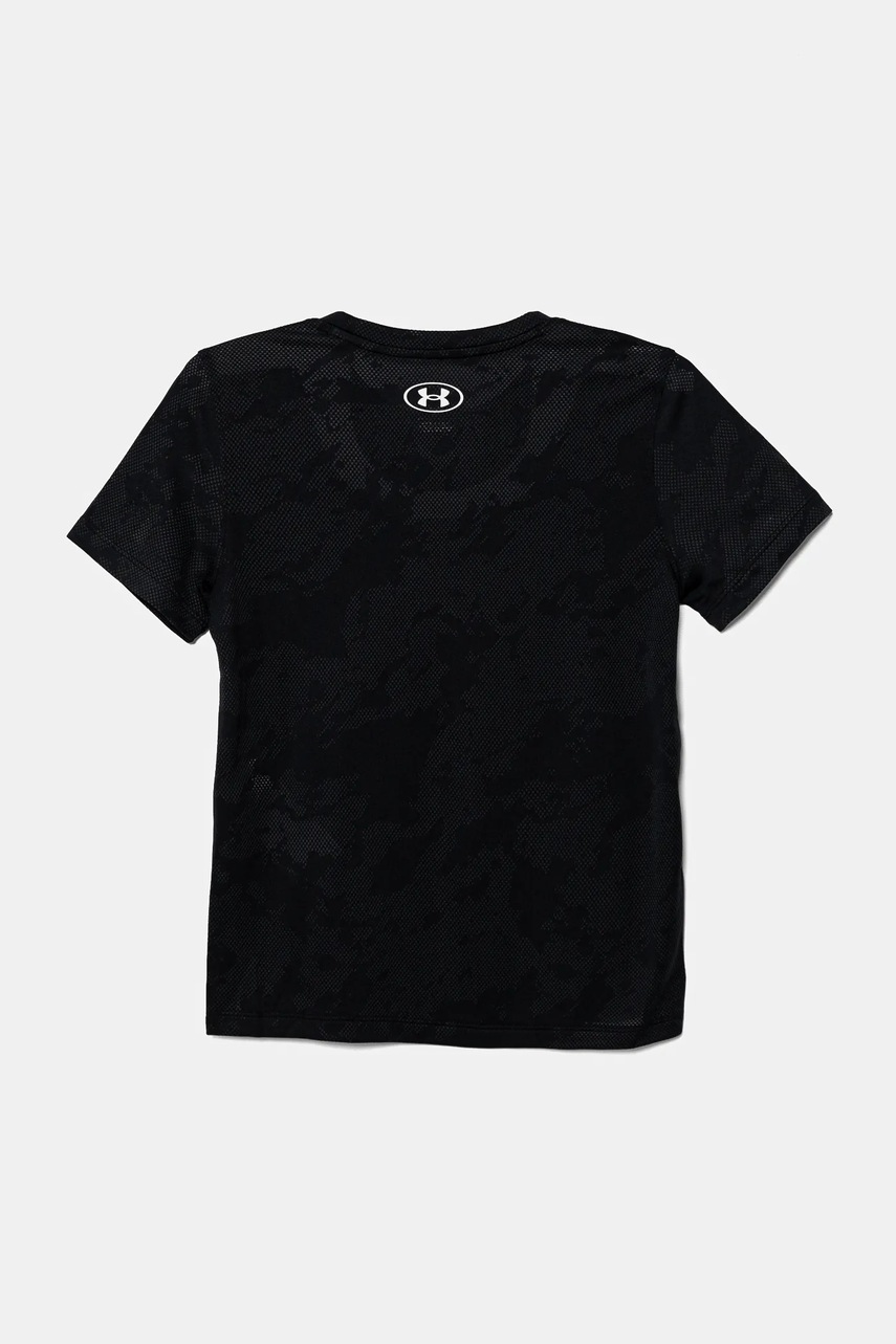 Дитяча футболка Under Armour Tech Vent Jcqrd SS колір чорний однотонна 1390019