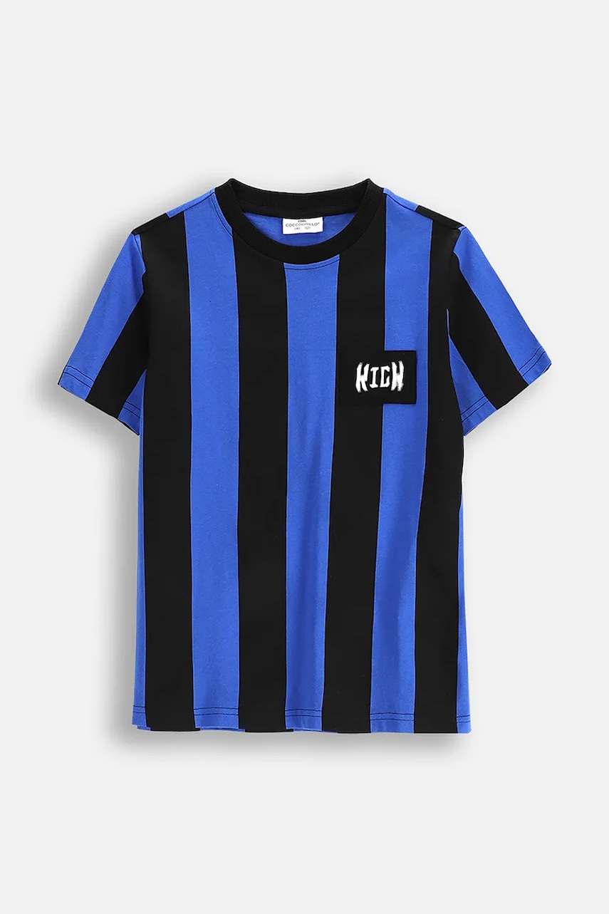 Coccodrillo tricou de bumbac pentru copii cu imprimeu, MONOCHROME BOY JUNIOR