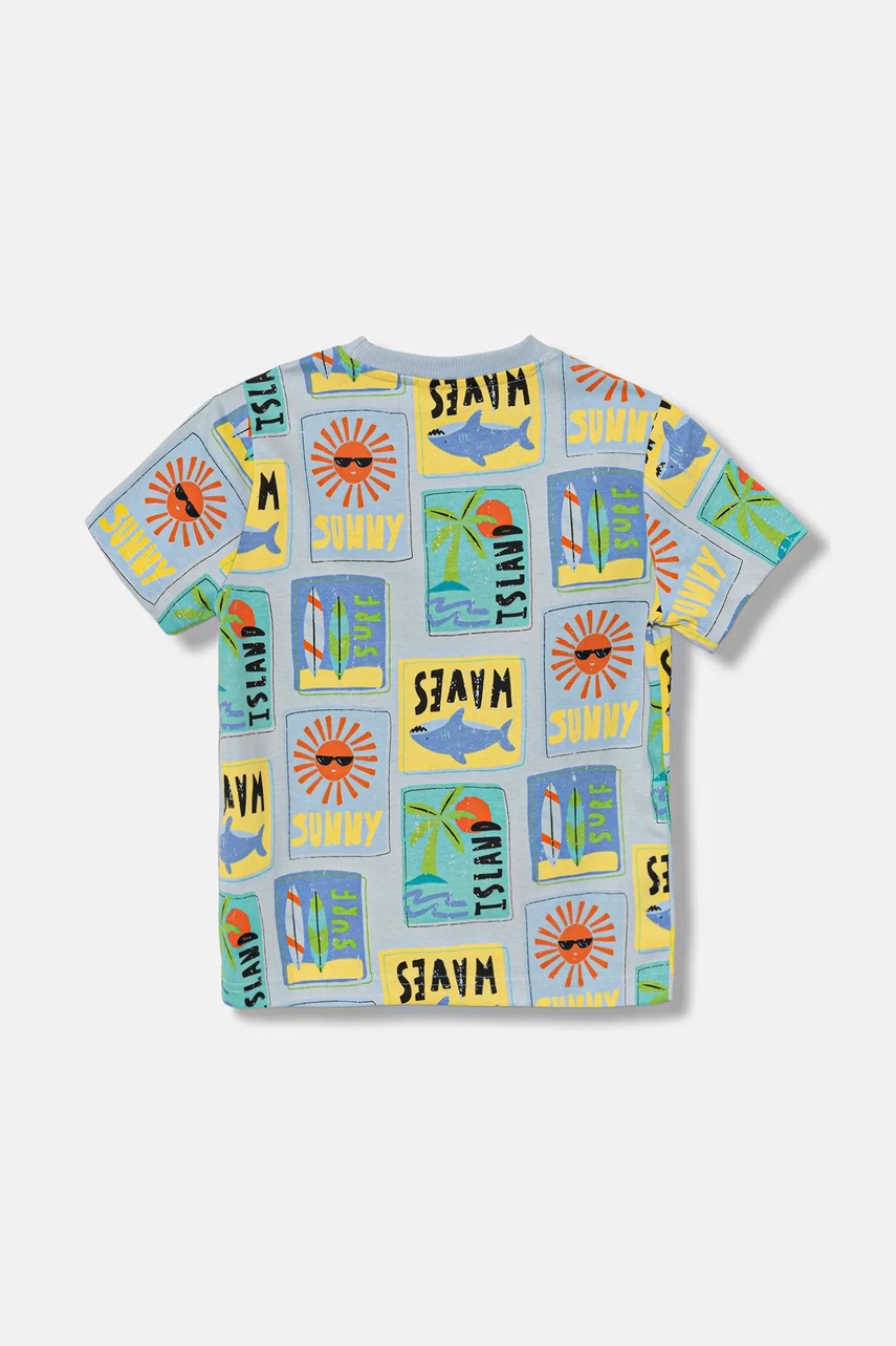 Детская хлопковая футболка Coccodrillo с принтом EVERYDAY BOY