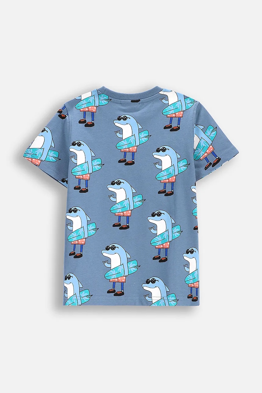 Детская хлопковая футболка Coccodrillo узор HOLIDAY SPLASH BOY KIDS Детская хлопковая футболка Coccodrillo узор HOLIDAY SPLASH BOY KIDS