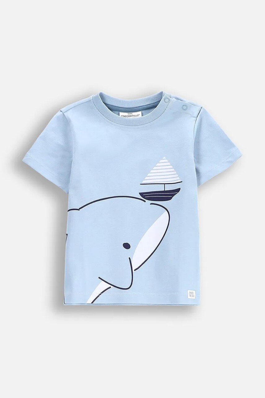 Coccodrillo tricou bebe cu imprimeu, HOLIDAY SPLASH BOY NEWBORN