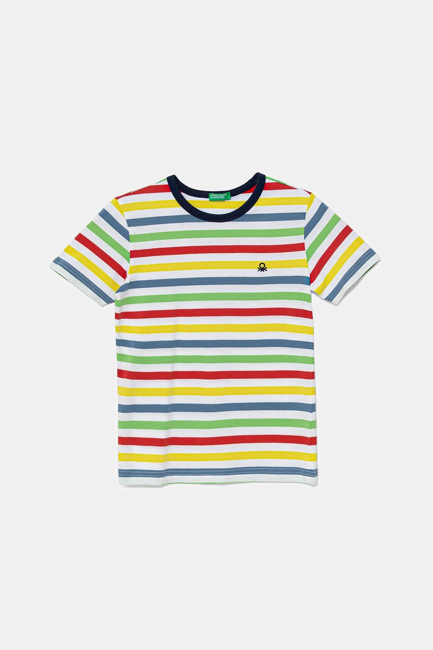 United Colors of Benetton tricou de bumbac pentru copii cu imprimeu, 3FHXC10MW