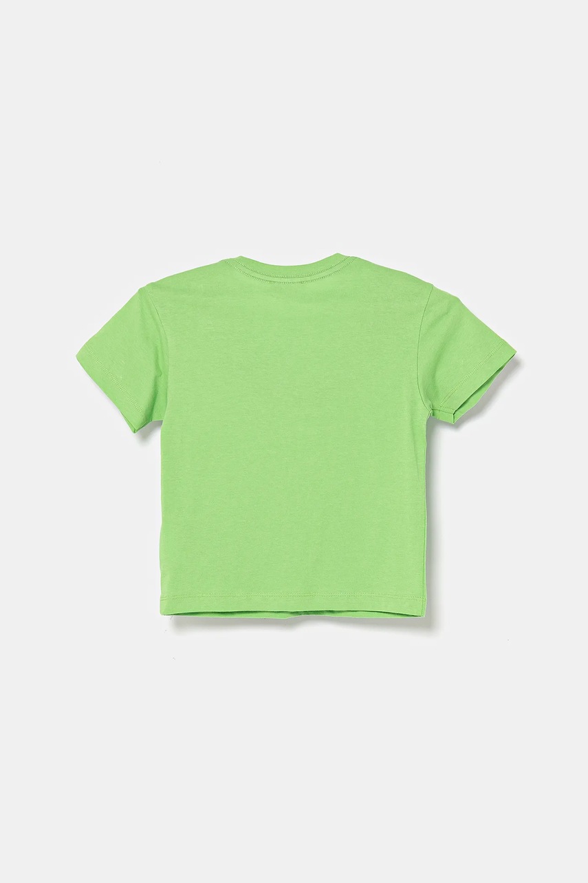 Хлопковая футболка United Colors of Benetton цвет зелёный с принтом 3I1XG10J6 Хлопковая футболка United Colors of Benetton цвет зелёный с принтом 3I1XG10J6