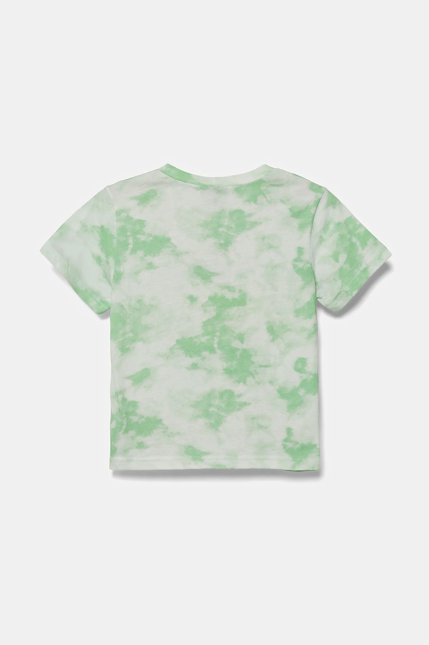 Детская хлопковая футболка United Colors of Benetton цвет зелёный узор 3ORKG10JD Детская хлопковая футболка United Colors of Benetton цвет зелёный узор 3ORKG10JD