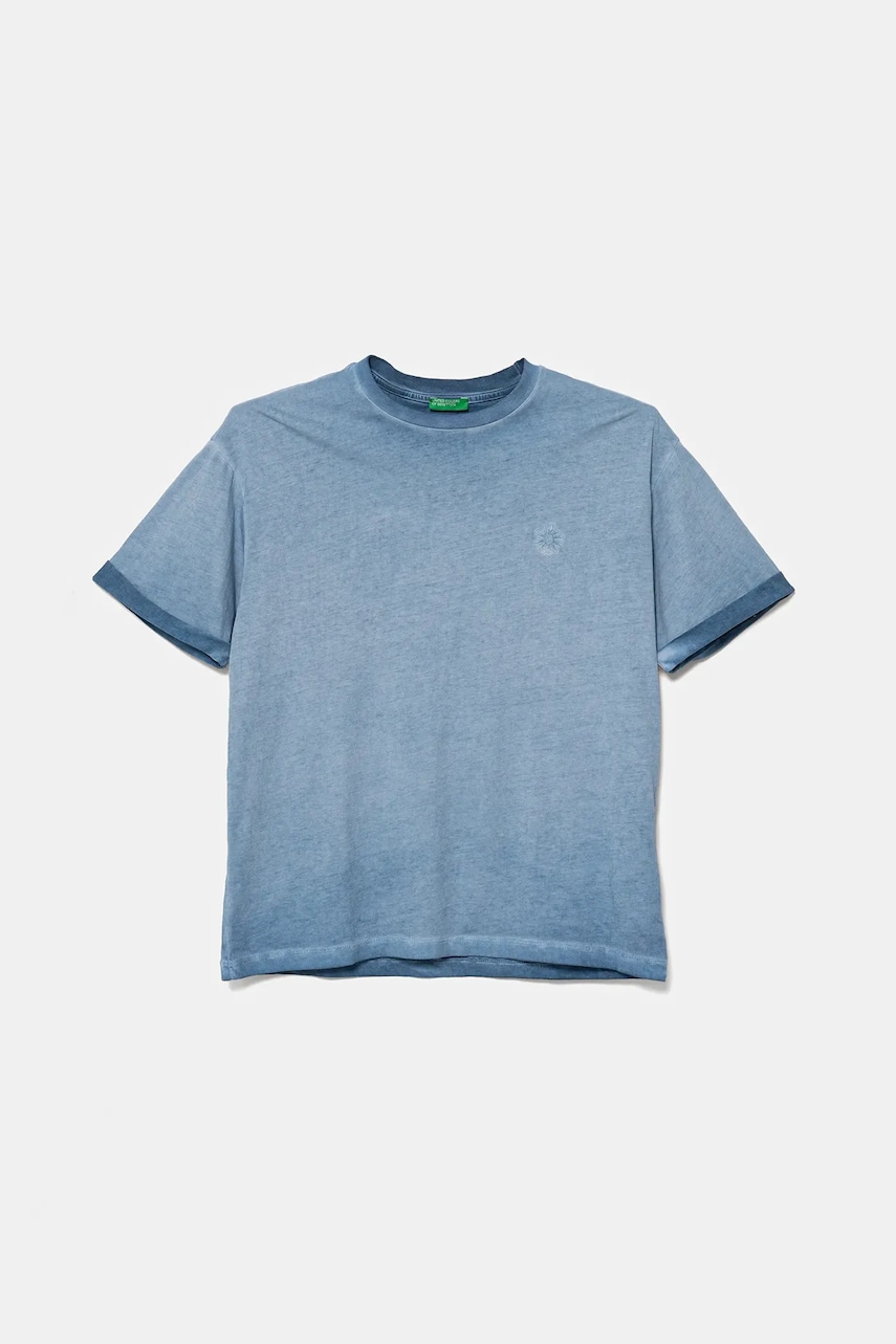 United Colors of Benetton tricou de bumbac pentru copii melanj, 3085C10P9
