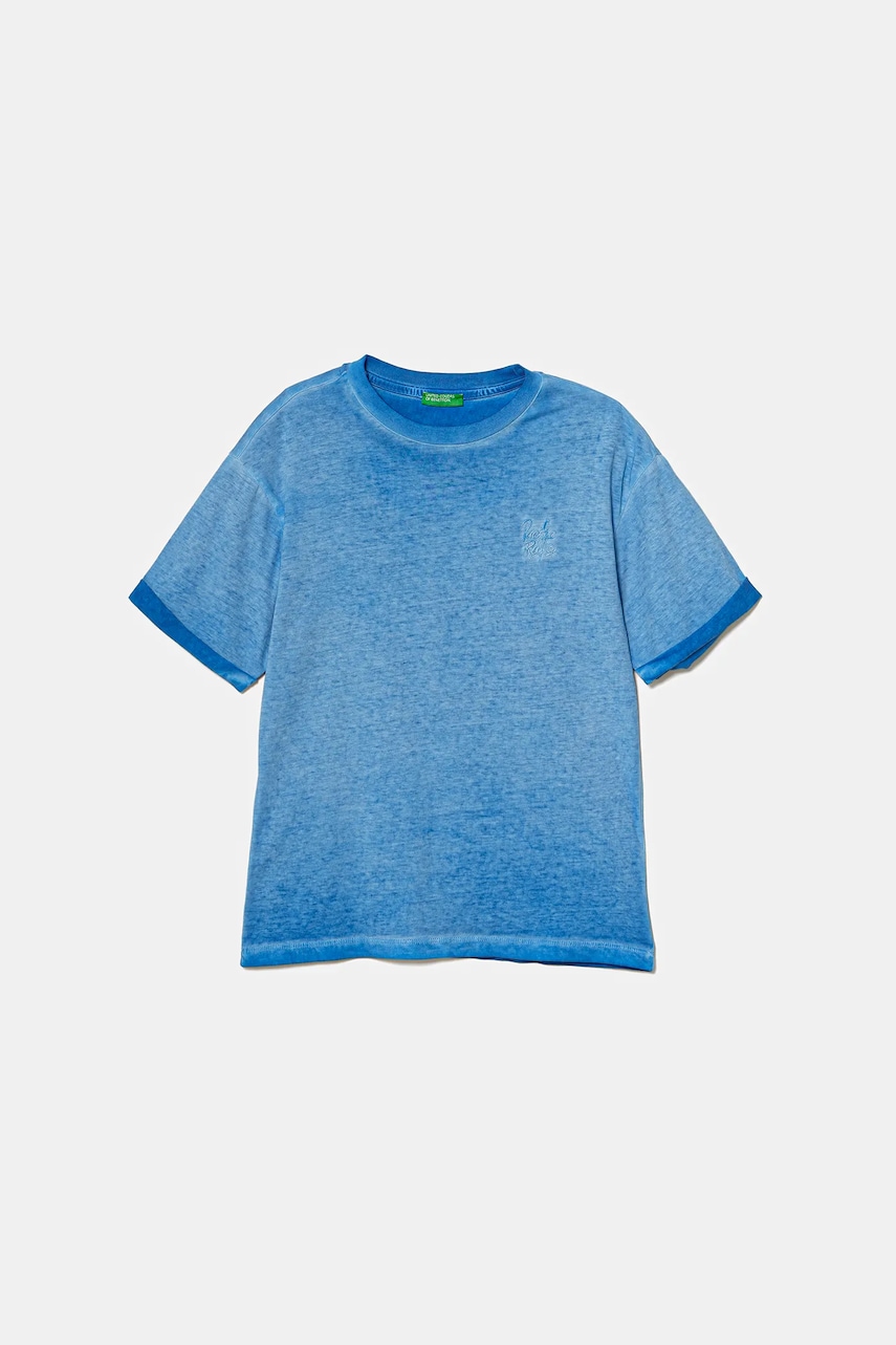 United Colors of Benetton tricou de bumbac pentru copii melanj, 3085C10P9