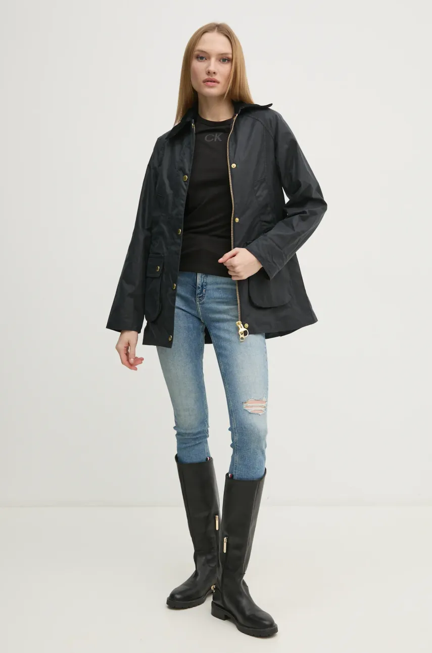 Хлопковая футболка Calvin Klein женская цвет чёрный K20K207974 Хлопковая футболка Calvin Klein женская цвет чёрный K20K207974